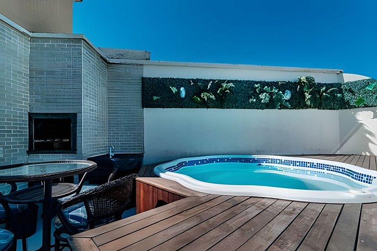 Cobertura Duplex com jacuzzi em 4 ilhas