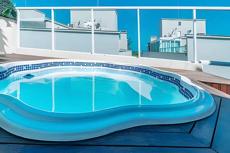 Cobertura Duplex com jacuzzi em 4 ilhas