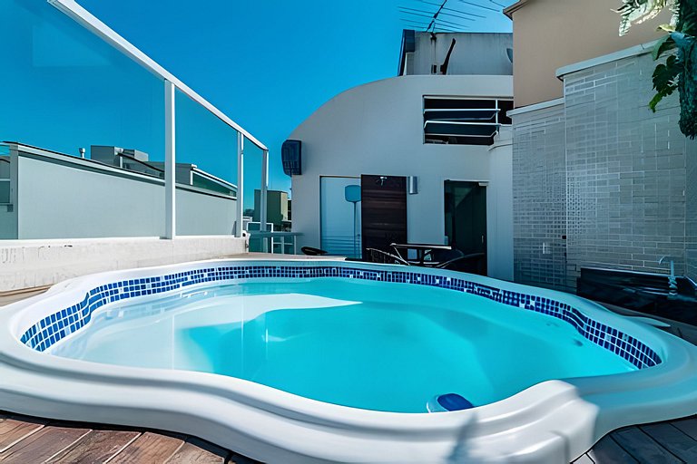 Cobertura Duplex com jacuzzi em 4 ilhas