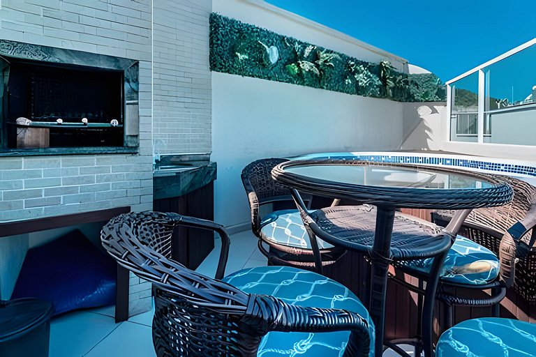 Cobertura Duplex com jacuzzi em 4 ilhas