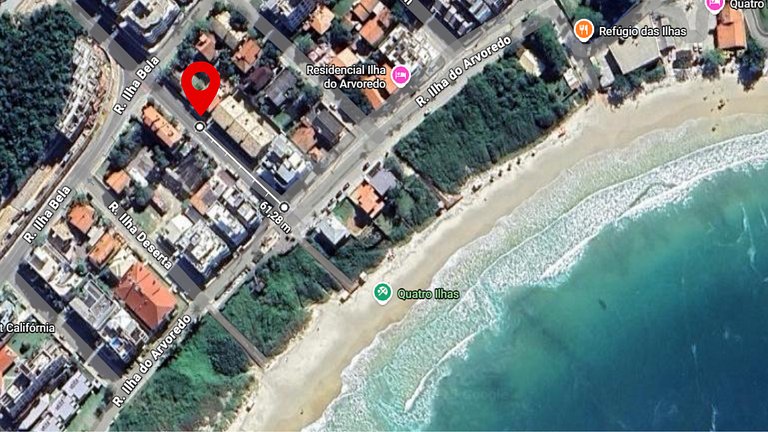 Casa Ilha das Galés a 60 metros da praia de Quatro Ilhas