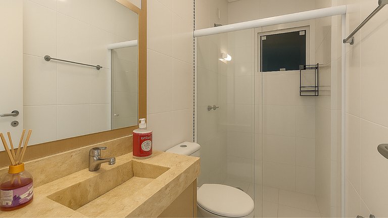 Cobertura com Piscina e Vista Mar a 4 Minutos da Praia de Bo