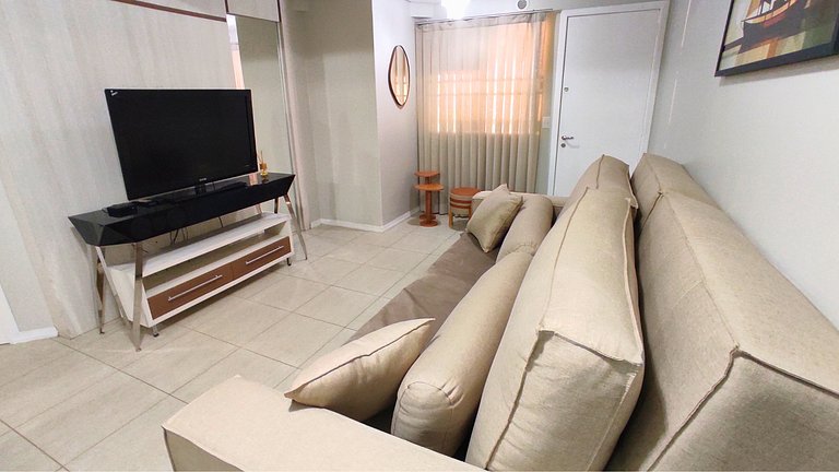 Apartamento a 2 minutos de caminhada da praia de Bombinhas