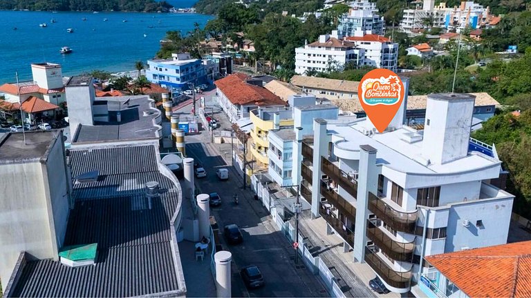 Apartamento a 2 minutos de caminhada da praia de Bombinhas