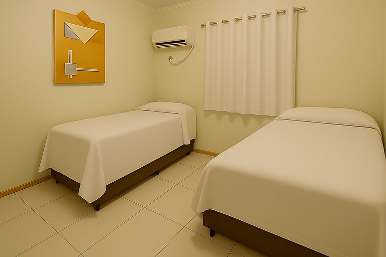 Apartamento 3 Quartos na Praia de Bombas: Apenas 3 Minutinho