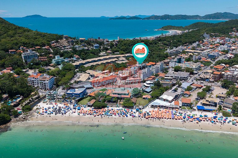 Apartamento a 2 minutos de caminhada da praia de Bombinhas