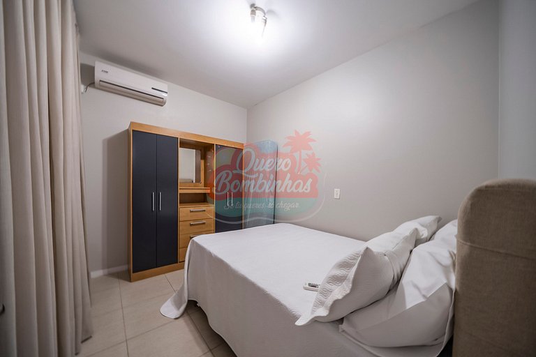 Apartamento a 2 minutos de caminhada da praia de Bombinhas