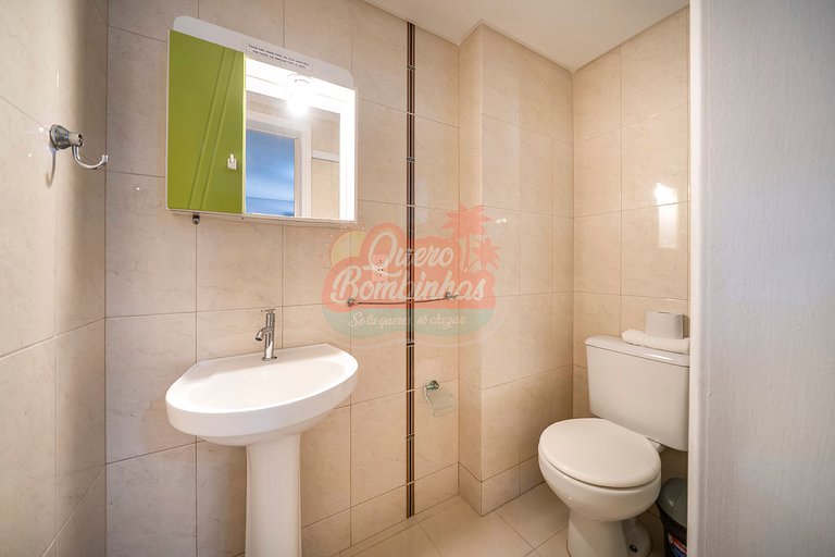 Apartamento a 2 minutos de caminhada da praia de Bombinhas