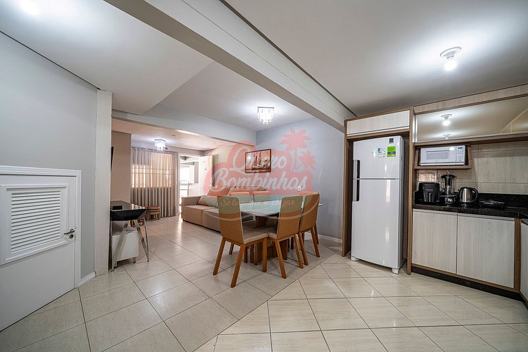 Apartamento a 2 minutos de caminhada da praia de Bombinhas