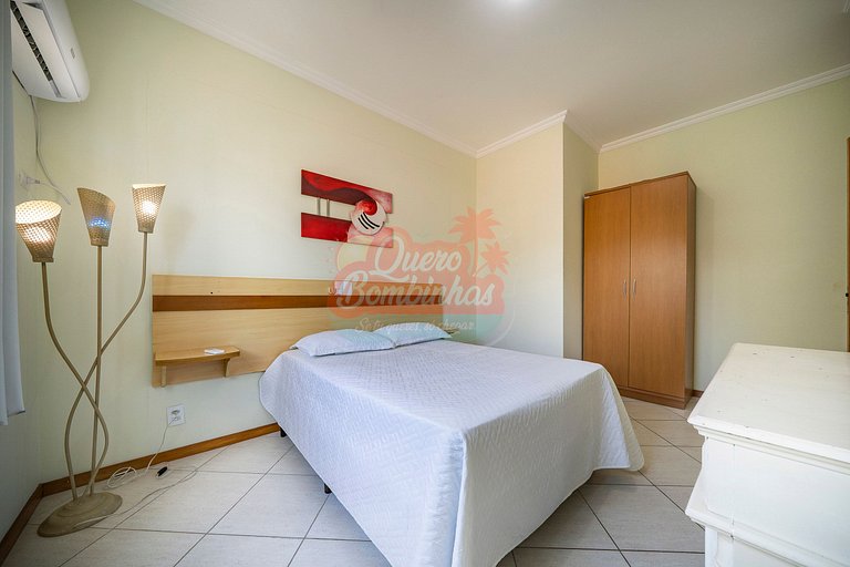 Apartamento 3 Quartos na Praia de Bombas: Apenas 3 Minutinho