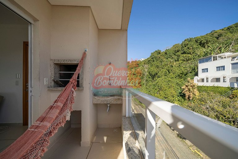 Apartamento 1 suíte na Praia de Bombinhas com vista mar