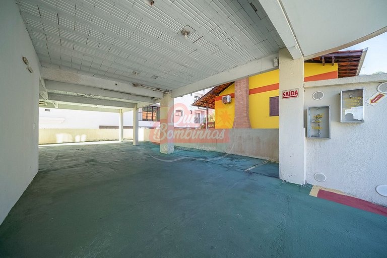 Apartamento 1 suíte na Praia de Bombinhas com vista mar