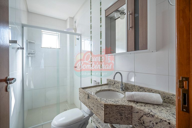 Apartamento 2 Quartos na Praia de Bombinhas