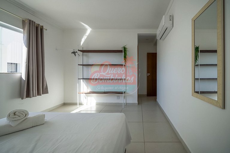 Apartamento 2 Quartos na Praia de Bombinhas