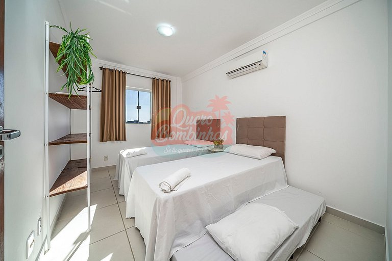 Apartamento 2 Quartos na Praia de Bombinhas