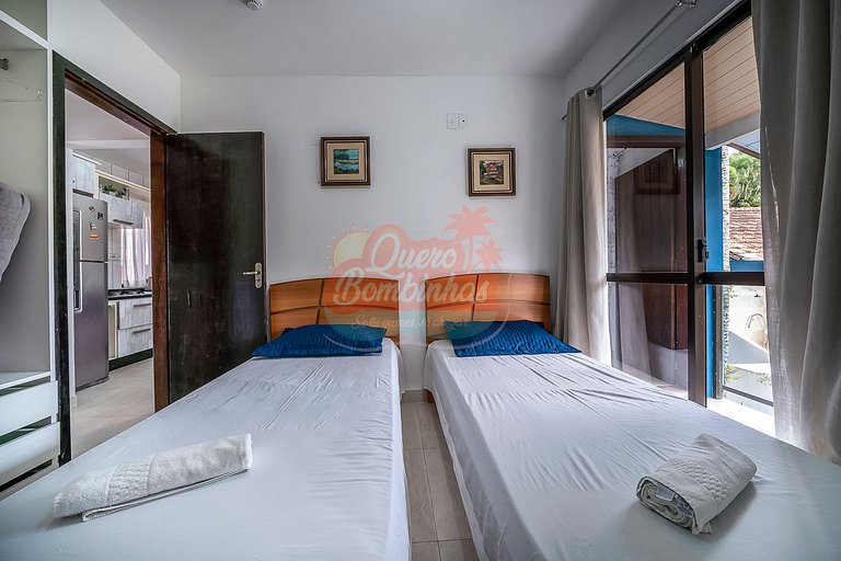 Apartamento 2 Quartos entre as praias de Quatro Ilhas e Bomb